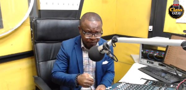 Host of Class Morning Show, Kwame Dwumoh Agyemang