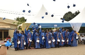 The graduation ceremony of the Covenant Presby School