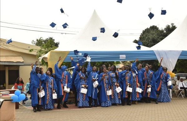 The graduation ceremony of the Covenant Presby School