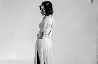 This 1971 image of a model posing in a studio is one of over 100 previously unseen photos