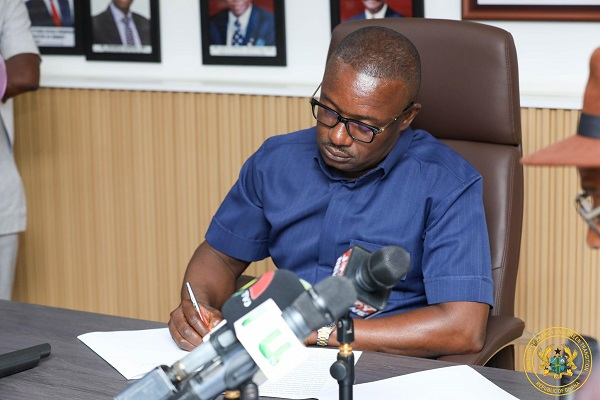 John Abdulai Jinapor is the Minister of Energy and Green Transition