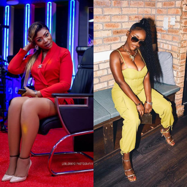 Michy captured beside Gyakie in yellow