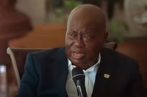 Nana Akufo-Addo speaking in a recorded video played at the National Day of Prayer and Thanksgiving