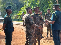 Immigration officials at the Dormal Border Post