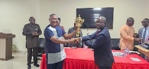 Ing. Bismark Otoo, Accra East Regional General Manager of ECG and ECG MD Ing. Kpekpena