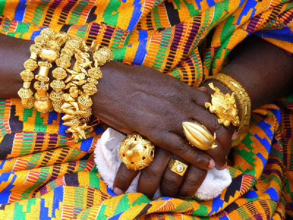 Gold is very significant among royals in many ethnic groups in Ghana