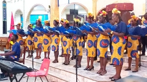 Performance by the Catholic Voices GH
