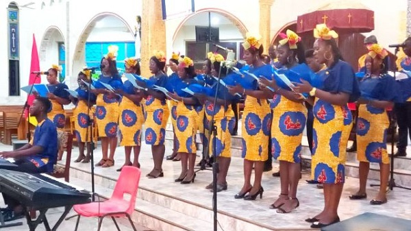 Performance by the Catholic Voices GH