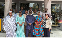 A group photo from the retreat of the Local Government Service Council