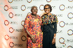 Executive Director of UKGCC, Adjoba Kyiamah (L) with Audrey Mensah, member of UKGCC Exec Council