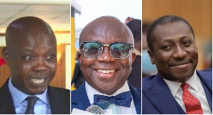 Bernard Ahiafor, Justice Ackaah-Boafo and Afenyo-Markin