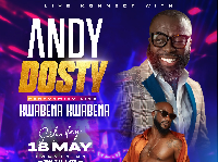 Andy Dosty will be joined by Kwabena Kwabena, Okyeame Kwame, others