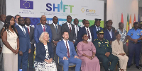 A photo of executives from regional workshop on cross-border cooperation