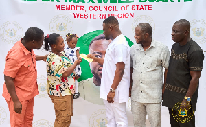 The family of the girl commended the council of state member for the kind gesture