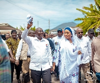 Vice President Dr Mahamudu Bawumia and wife Samira Bawumia