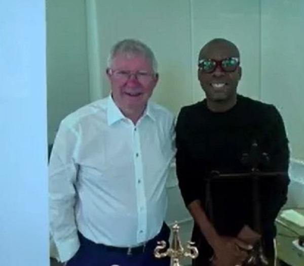 Sir Alex Ferguson and Paul Adom-Otchere