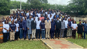 A photograph of some of the stakeholders at the event