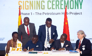 Stakeholders signing the US$12 billion agreement