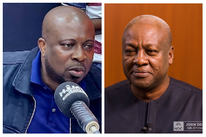 Salam Mustapha, the National Youth Organizer of NPP and President John Mahama