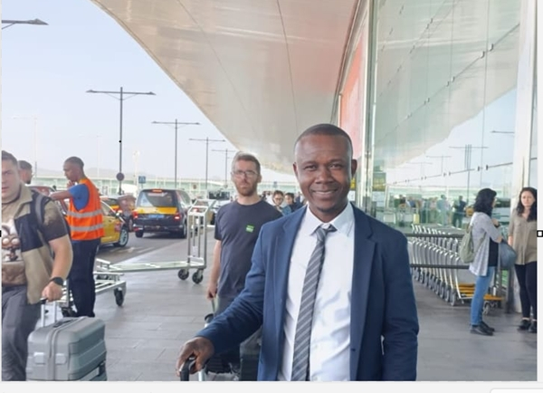 Hanson Dartey is one of the stranded passengers