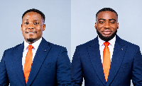 Ferdinard Fosu-Blankson (L) & Samuel Yeboah (R) have been elected President and Vice respectively