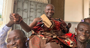 Former Akrofuom DCE Hon. Dr. Maurice Jonas Woode enstoolment