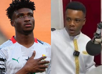 Prophet Adjei (R) has prophesied that Kudus (L) will be injured at the 2026 World Cup