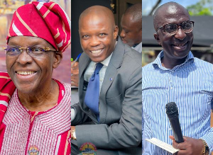 L-R: Alban Bagbin, Bernard Ahiafor and Andrew Asiamah Amoako