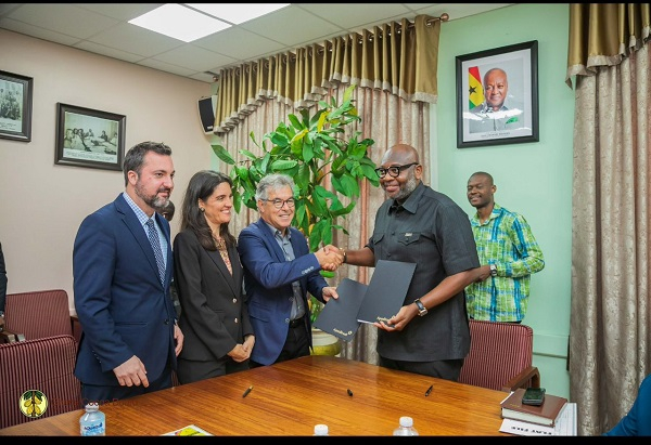 The signing took place during a high-level meeting at Cocoa House in Accra
