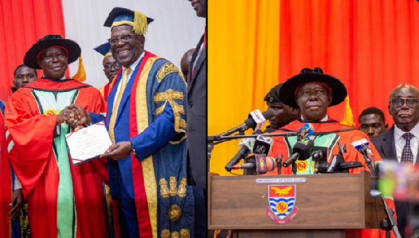 The Asantehene, Otumfuo Osei Tutu II at the ceremony