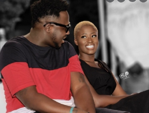 Rapper Medikal and wife, Fella Makafui