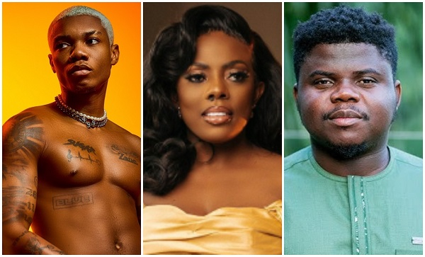 From L to R; KiDi, Nana Aba Anamoah, and Wode Maya