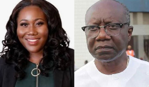 US immigration lawyer Benedicta Agyemang and former finance minister Ken Ofori-Atta