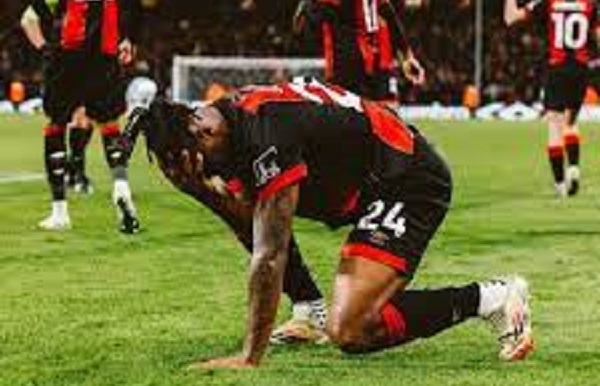 Antoine Semenyo scored a brace against Liverpool