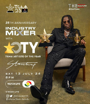 Stonebwoy won Artiste of the Year at the 2024 TGMA