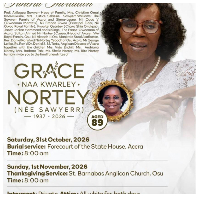 Veteran Ghanaian actress, Grace Nortey