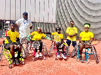 Ghana's Wheelchair Tennis team