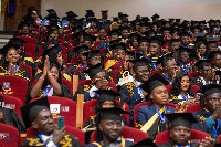 University graduates at a congregation ceremony