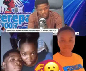 Collage of the former couple Clement and Rakia