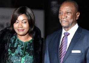 Alpha Conde and late wife Hadja Djéné Kaba Condé