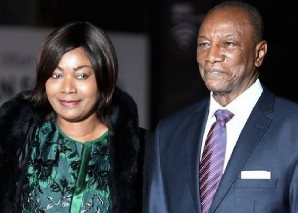 Alpha Conde and late wife Hadja Djéné Kaba Condé