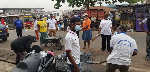 Hundreds of church members and residents participated in the clean-up exercise
