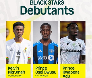 The three players have gained maiden call-up to the Black Stars