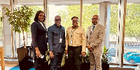 Prof Ransford Gyampo (2nd from left) led a team from GSA to the IMO summit