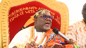 Torgbuiga Akpo Ashiakpor VI,is Paramount Chief of the Weta Traditional Area