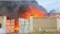 Fire has destroyed more than 10 houses at Lartebiokorshie