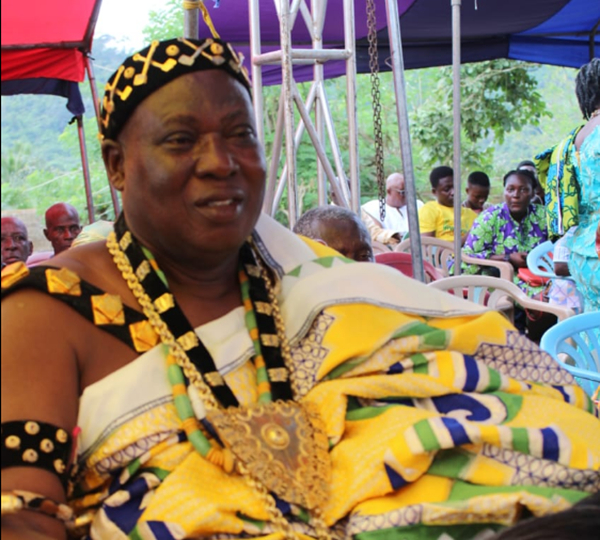 The Chief of Avatime Gbadzeme, Okusie Okorforobour Agyeman VII