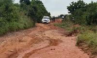 File photo of a deplorable road