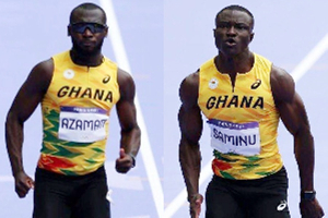 Benjamin Azamati and Rasheed Saminu are part of Ghana's 4x100 relay team