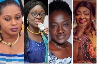 Some of the faces of the female MPs who have been booted out